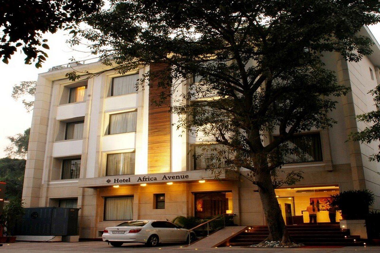 فندق Africa Avenue Gk - 1 نيودلهي المظهر الخارجي الصورة
